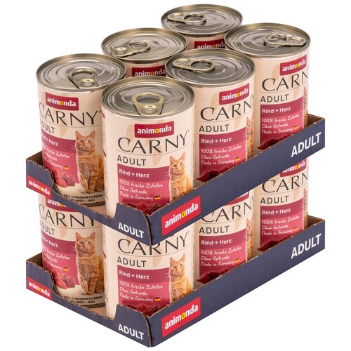 Karma dla kota ANIMONDA Carny Wołowina 12 x 400 g