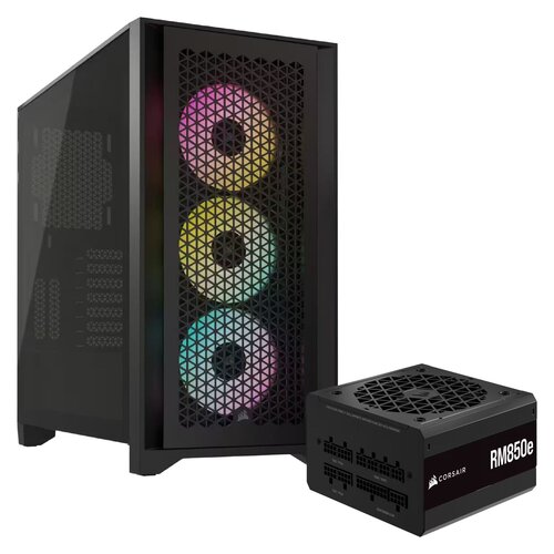 Obudowa CORSAIR iCUE 4000D Airflow RGB + Zasilacz CORSAIR RM850e 850W 80 Plus Gold