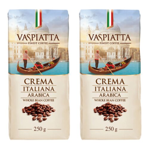 Kawa ziarnista VASPIATTA Crema Italiana 2 x 0.25 kg