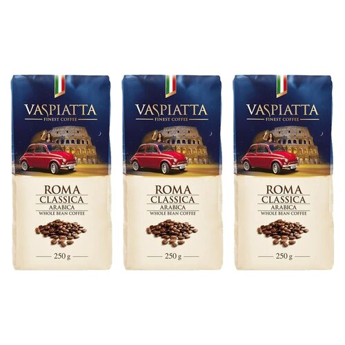 Kawa ziarnista VASPIATTA Roma Classica Arabica 3 x 0.25 kg
