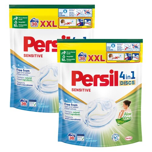 Kapsułki do prania PERSIL Discs 4 in 1 Sensitive - 76 szt.
