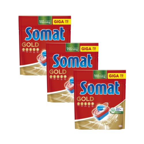 Tabletki do zmywarek SOMAT Gold - 210 szt.