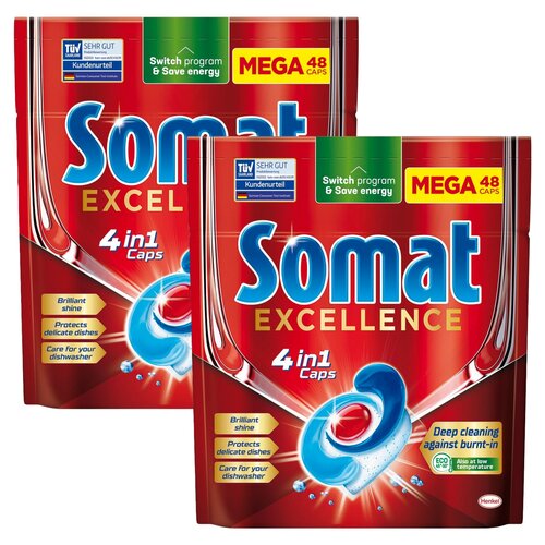 Kapsułki do zmywarek SOMAT Excellence 4 in 1 - 96 szt.