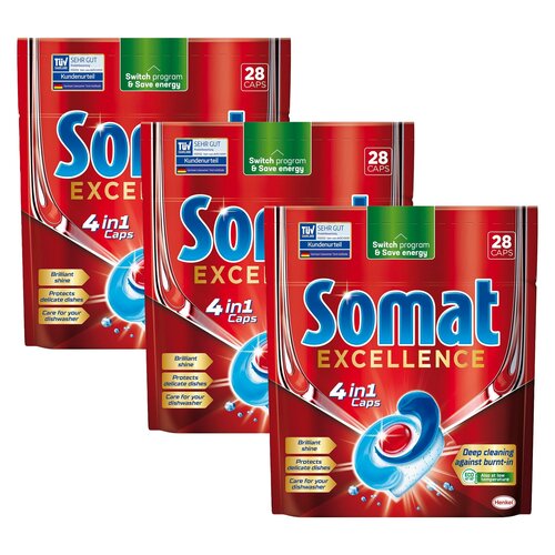Kapsułki do zmywarek SOMAT Excellence 4 in 1 - 84 szt.
