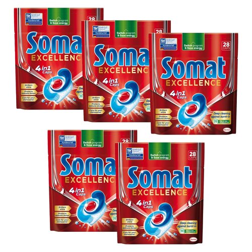 Kapsułki do zmywarek SOMAT Excellence 4 in 1 - 140 szt.