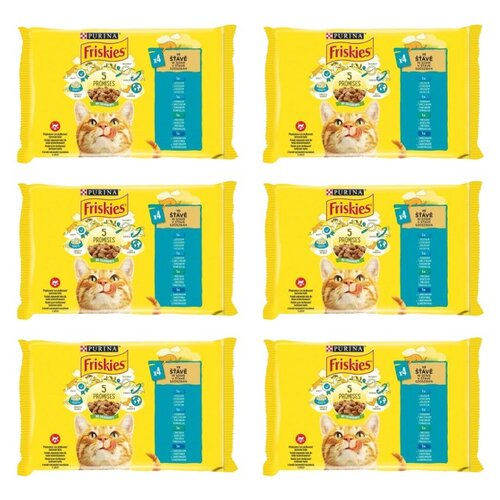 Karma dla kota FRISKIES 5 Promises Mix rybny (24 x 85 g)