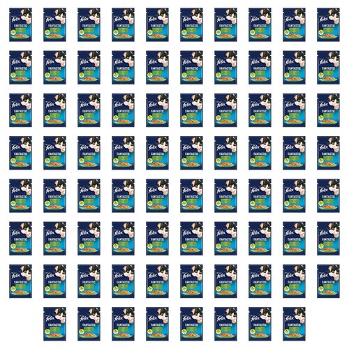 Karma dla kota FELIX Fantastic Królik 78 x 85 g