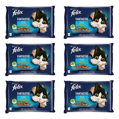 Karma dla kota FELIX Fantastic Ryba z warzywami (24 x 85 g)