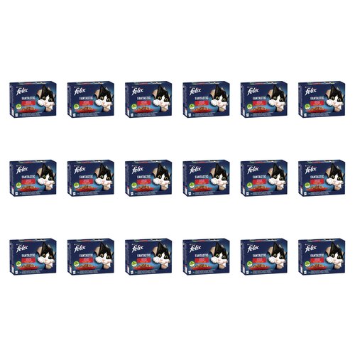 Karma dla kota FELIX Fantastic Wiejskie smaki (216 x 85 g)