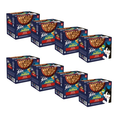 Karma dla kota FELIX Sensations Jellies Wiejskie smaki (192 x 85 g)