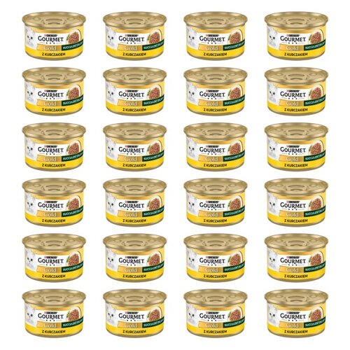 Karma dla kota GOURMET Gold Succulent Delights Kurczak 24 x 85 g