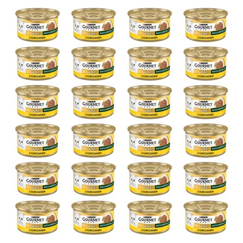 Karma dla kota GOURMET Gold Succulent Delights Kurczak 24 x 85 g