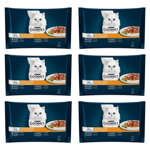 Karma dla kota GOURMET Perle Mini fileciki w sosie (24 x 85 g)