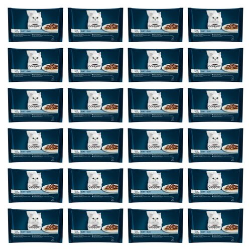 Karma dla kota  GOURMET Perle Duet Rybny (96 x 85 g)