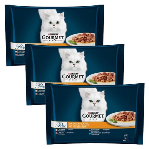 Karma dla kota GOURMET Perle Mini fileciki w sosie (36 x 85 g)