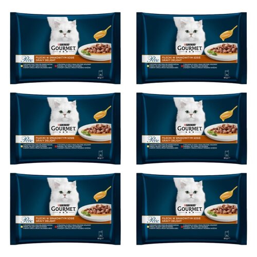 Karma dla kota GOURMET Perle Kurczak i wołowina (24 x 85g)