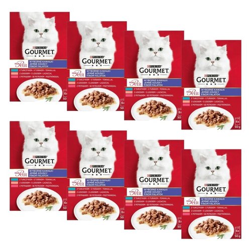 Karma dla kota GOURMET Mon Petit Mix Ryby (48 x 50 g)
