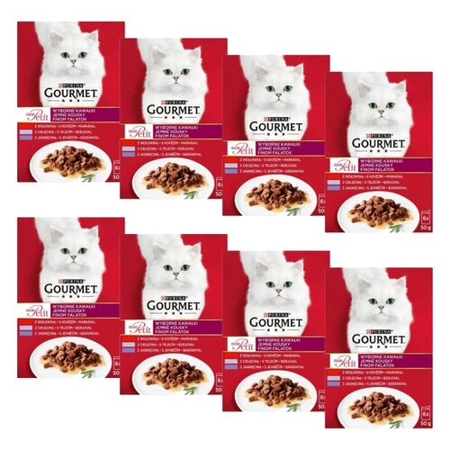 Karma dla kota GOURMET Mon Petit Mix Mięsny (48 x 50 g)