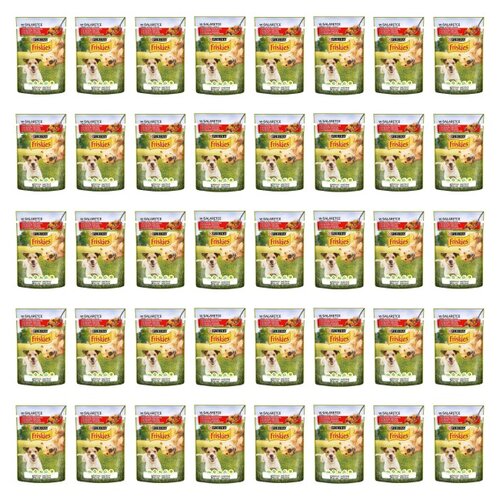 Karma dla psa FRISKIES Adult Wołowina z marchewką 40 x 100 g