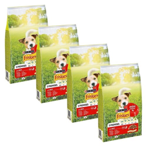 Karma dla psa FRISKIES Mini Menu Wołowina 4 x 1.5 kg