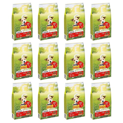 Karma dla psa psa FRISKIES 5 Promises Mini Menu Wołowina 12 x 1.5 kg