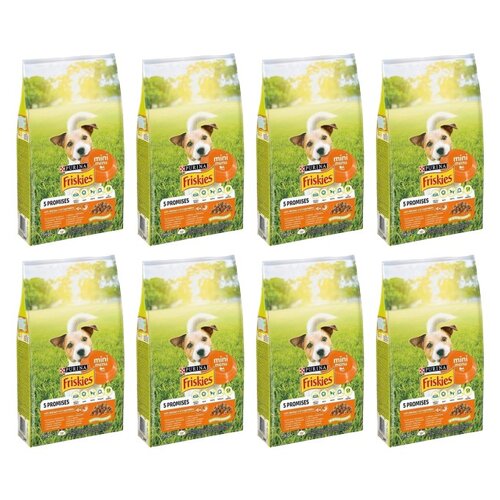 Karma dla psa FRISKIES Mini Menu Kurczak z warzywami 8 x 1.5 kg