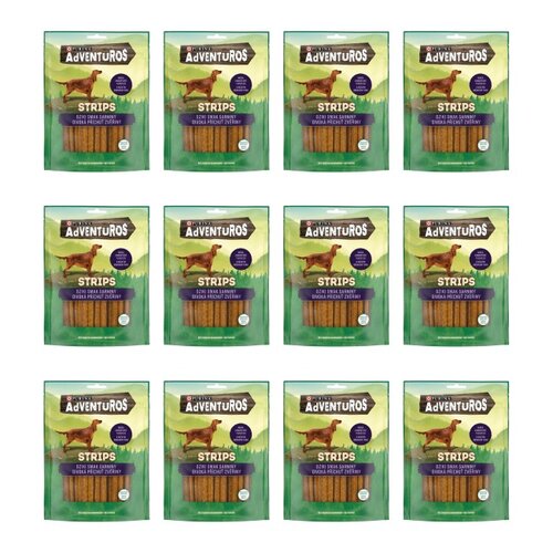 Przysmak dla psa ADVENTUROS Strips Dziki smak sarniny 12 x 90g