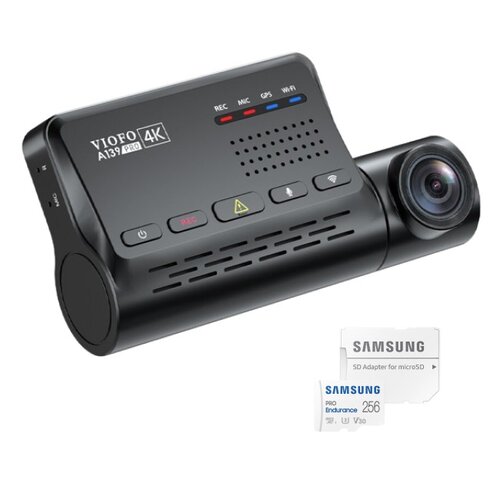 Wideorejestrator VIOFO A139 Pro + Karta pamięci SAMSUNG Pro Endurance microSDXC 256GB + Adapter