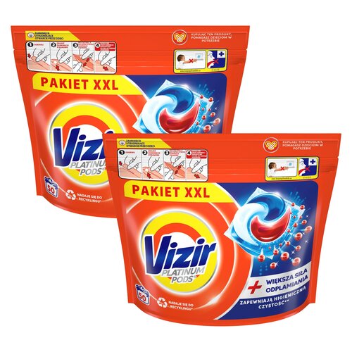 Kapsułki do prania VIZIR Platinum Pods - 100 szt.