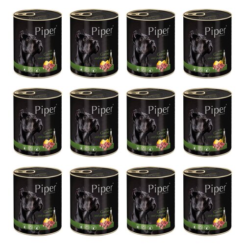 Karma dla psa PIPER Animals z dziczyzną i dynią 12 x 800 g