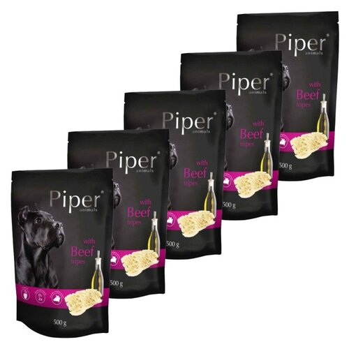 Karma dla psa PIPER Animals z żołądkami wołowymi 5 x 500 g