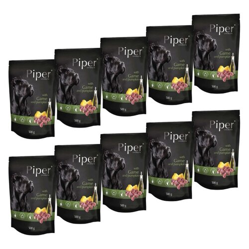 Karma dla psa PIPER Animals z dziczyzną i dynią 10 x 500 g