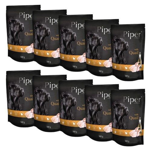 Karma dla psa PIPER Animals z przepiórką 10 x 500 g