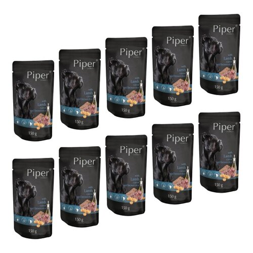 Karma dla psa PIPER Animals z jagnięciną, marchewką i brązowym ryżem 10 x 150 g