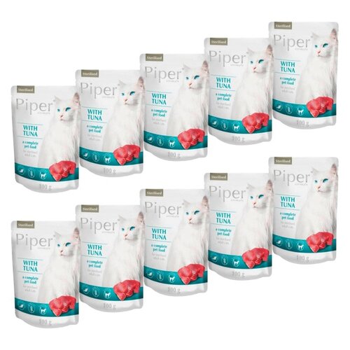 Karma dla kota PIPER Animals Sterilised z tuńczykiem 10 x 100 g