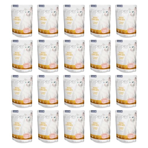 Karma dla kota PIPER Animals z kurczakiem 20 x 100 g