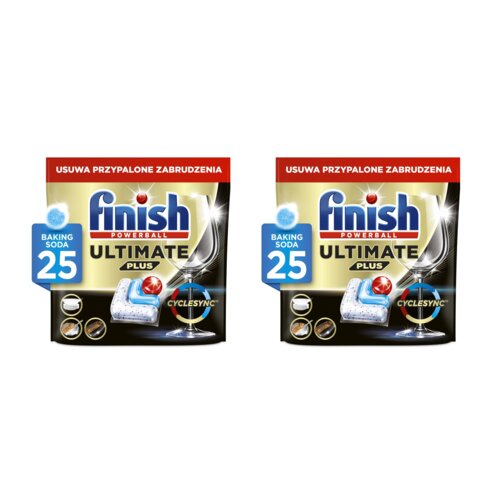 Kapsułki do zmywarki FINISH Powerball Ultimate Plus All in 1 Baking soda - 50 szt.