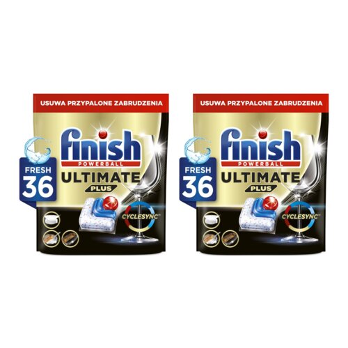 Kapsułki do zmywarek FINISH Powerball Ultimate Plus All In 1 Fresh - 72 szt.