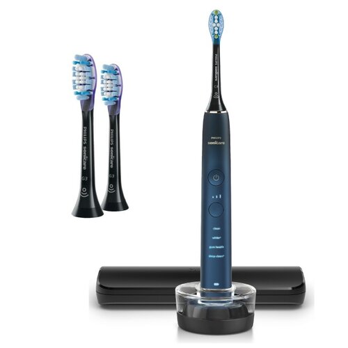Szczoteczka soniczna PHILIPS Sonicare 9000 DiamondClean HX9911/88 + Końcówka szczoteczki PHILIPS Sonicare G3 Premium Gum Care HX9052/33 Czarny (2 szt.)