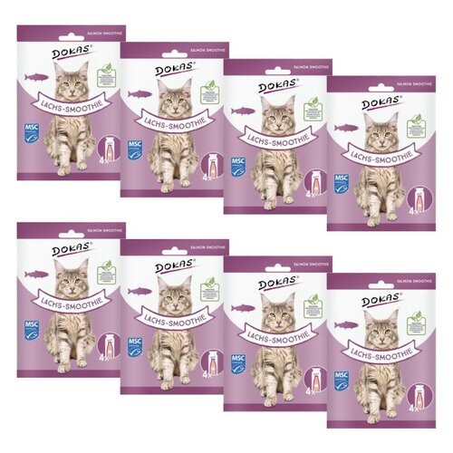 Przysmak dla kota DOKAS Smoothie z łososia 32 x 30 g