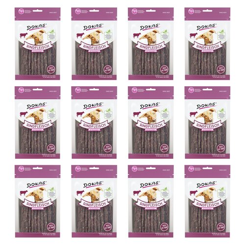 Przysmak dla psa DOKAS Polędwica wołowa 12 x 70 g