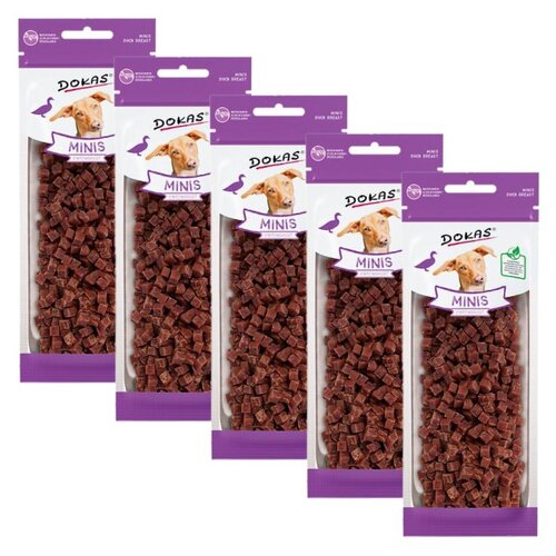 Przysmak dla psa DOKAS Minis Kaczka 5 x 70 g
