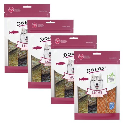 Przysmak dla psa DOKAS Lachs Łosoś 4 x 100 g