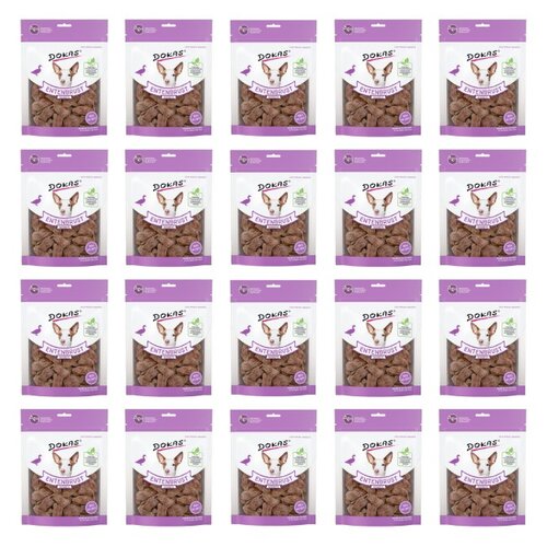 Przysmak dla psa DOKAS Nuggetsy z piersi kaczki 20 x 110 g
