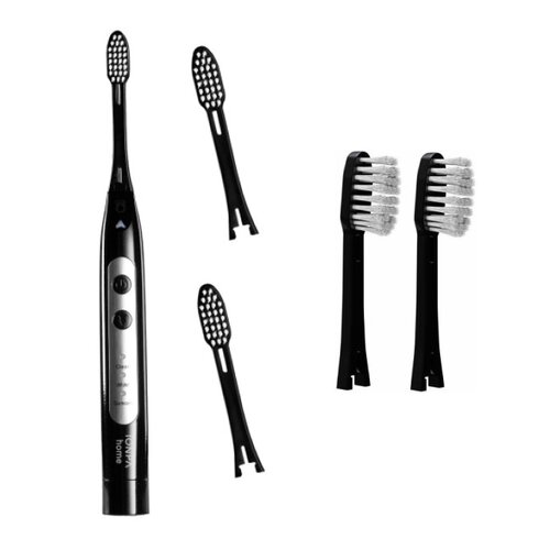 Szczoteczka soniczna IONICKISS Ionpa Home Czarny + Końcówka szczoteczki IONICKISS Ionpa Home&Premium Czarny (2 sztuki)
