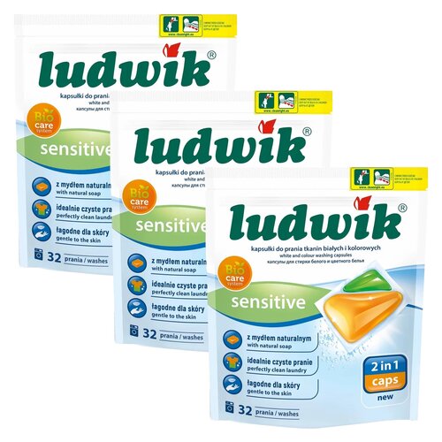 Kapsułki do prania LUDWIK 2in1 Sensitive 96 szt.