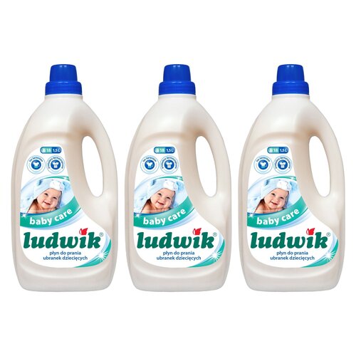 Płyn do prania LUDWIK Baby Care 3 x 1500 ml