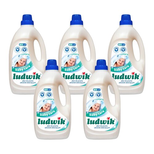 Płyn do prania LUDWIK Baby Care 5 x 1500 ml