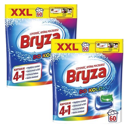 Kapsułki do prania BRYZA 4w1 Color 120 szt.