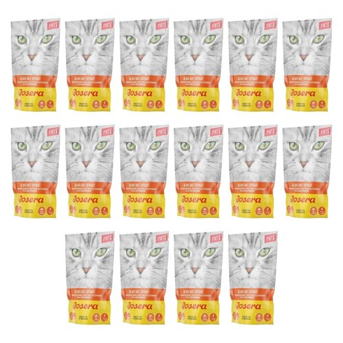 Karma dla kota JOSERA Paté Kurczak ze szpinakiem 16 x 85 g